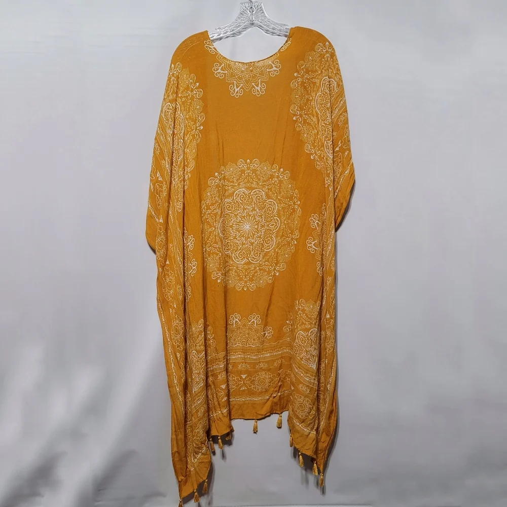Yellow boho kimono - Picture 3 of 3